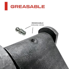 6 Pack - Dump Trailer Hinges - Trailer Door Strap - Heavy Duty – Truck Hinges – Weld On Hinge – Steel Weld On Strap – Leaf Style - Tailgate Hinge for Door Gate Body with Grease Zerk (6 PCS)