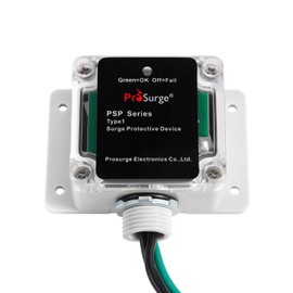 Whole House Surge Protection Device,Outdoor or Indoor,Single-Phase,3-Wire for 120/240V, 50KA(Surge Capacity per Phase),UL Listed