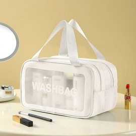 Swimming Bag White Waterproof Pouch Mesh Dry Bag PVC