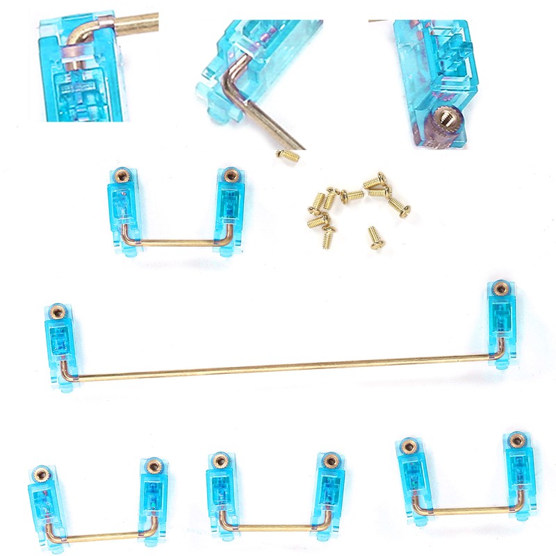 Mechanical Keyboard Stabilizer with GoldPlated Screws Computer Accessory for DIY