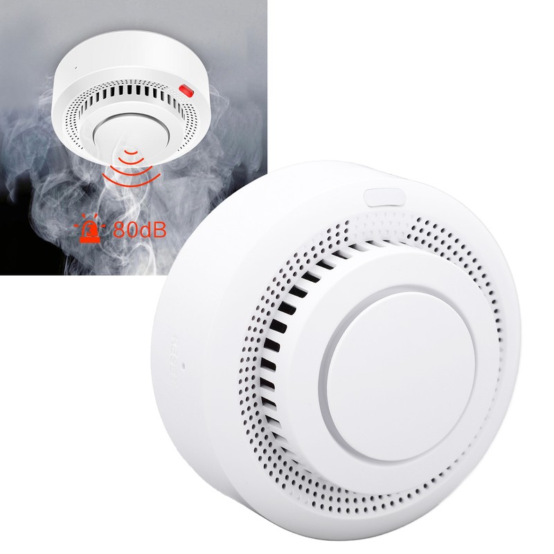 Smoke Alarm Wifi 85DB APP Remote Control Sound Red LED