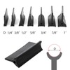 Kadimendium Rubber Sanding Blocks Set, 14pcs Contour Detail Sanding Grip