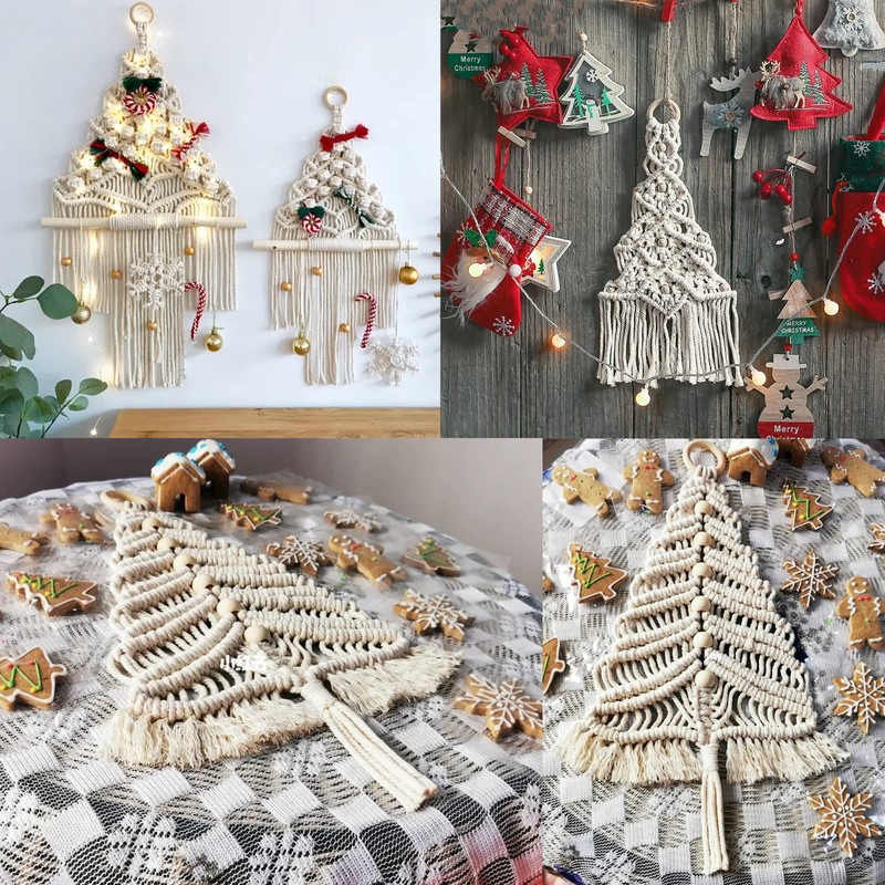 Binwat Macrame Cord Natual Macrame Cotton Cord DIY Craft Cord