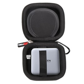 FBLFOBELI - Funda de almacenamiento para cargador USB C UGREEN de 100 W, Nexode de 4 puertos GaN plegable y compacto adaptador de corriente de pared (solo funda)