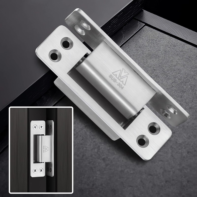 Hidden Door Hinge 4 Inch 2pack 304 Stainless Steel Hidden