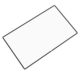 Gatuida 1set Portable Outdoor Folding Projector Screen Cloth Home Projector Curtain for Picture Quality Easy Installation Classroom Office and Outdoor Use