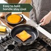housmat Hybrid Nonstick 10 Inch Frying Pan, Stay-Cool Handle, Dishwasher-Friendly,