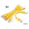 CablesOnline, 5-Pack 6 inch STP Shielded Twisted-Pair CAT5e Network Yellow