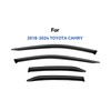 Window Visors Rain Guards for 2018-2024 Toyota Camry, Out-Channel Window