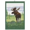 Ekelund - Moose in Forest - Cotton Kitchen Towel