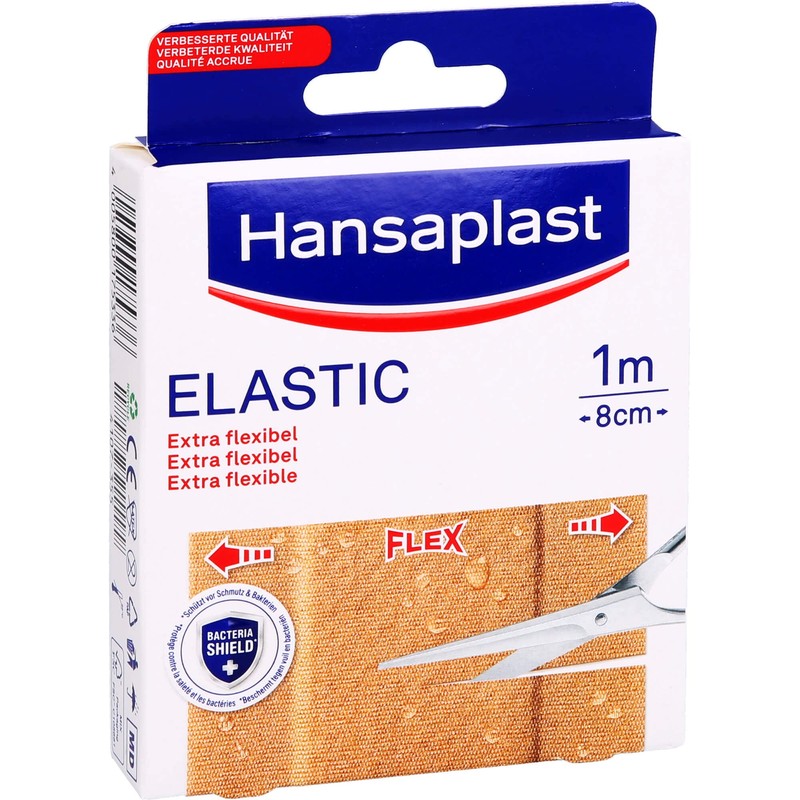 Hansaplast Elastic Plaster 1 m x 8 cm Pack of