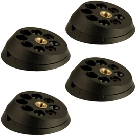 SOTECH Twist 'N Turn Table Leg Fittings for Furniture Feet up to Diameter 60 mm with M10 Thread, Unique Tilt Function in Five Levels: 0°, 5.5°, 10.5°, 13.5° and 15° for Furniture Legs, Table Feet
