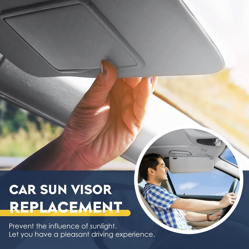Left Driver Side Sun Visor Fit for Toyota Highlander 2004