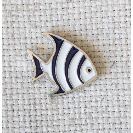 StewArt Stitches Fish Enamel Needle Minder, Fridge Magnet, Magnetic Lapel Pin