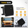 Nilight 3 inch Cube Light Pod Cover 2 PCS Black