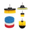 7PCS Drill Brush Scrub Pads Scouring Pad Cleaning Kit for