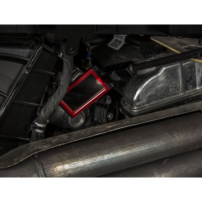 Steelman 18-inch Lighted Inspection Mirror Tool, Flexible Shaft with Thumb