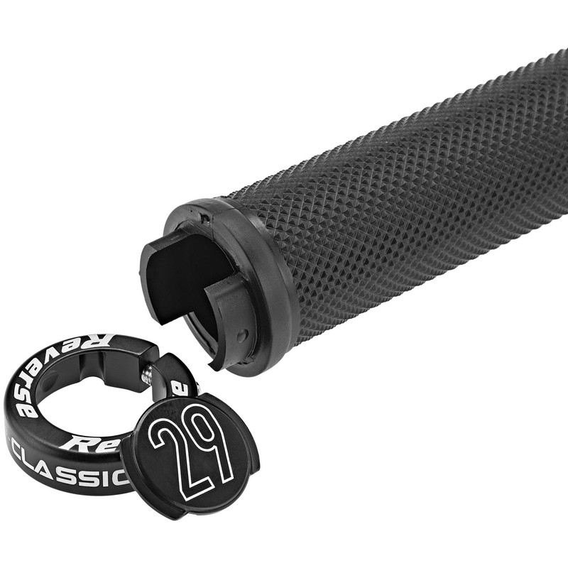 Reverse Grip Lock-On Bicycle Screw Grips Black/Black
