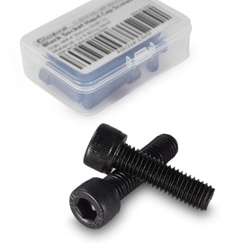 Cicidorai M6-1.0 x 10mm Socket Head Cap Screws, 12.9 Grade Alloy Steel, Black Oxide Finish, Machine Thread, Allen Socket Drive, Quantity 50