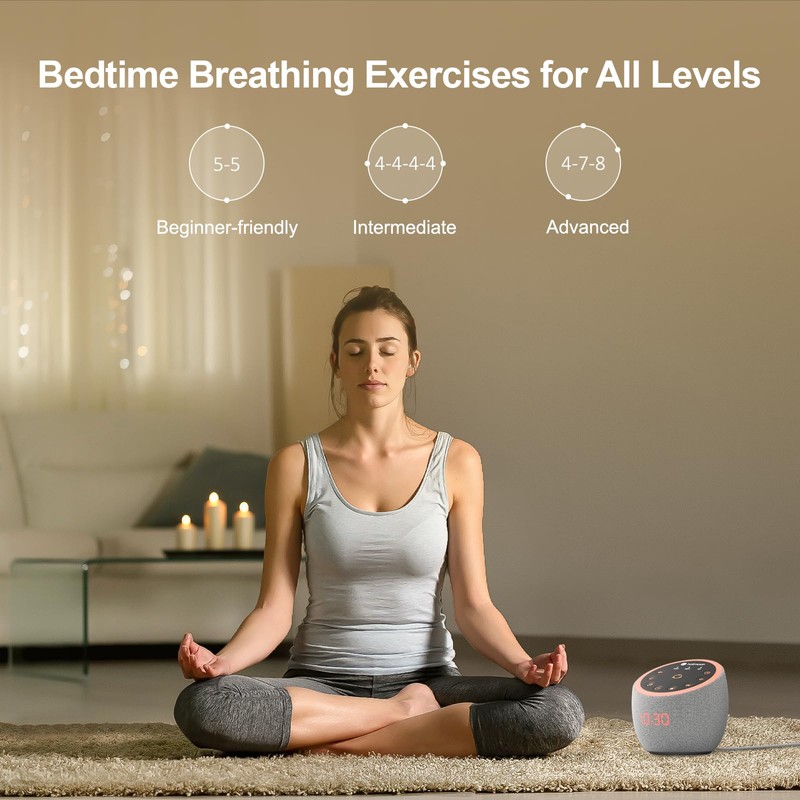 Hotmoon Sound Machine 388 Soothing Sounds White Noise Machine for