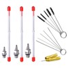 Fermore Airbrush Nozzle Needle Replacement Parts Care 0.01 inch (0.2