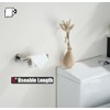 JQK Bathroom Hardware Set Polished Steel, 5-Piece Bath Accessories Set