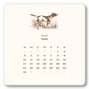 SHADE TREE GREETINGS Hunt 2026 Desk Calendar with Easel for