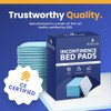 Bazaar 100 x Disposable Incontinence Bed Pads 40 x 60cm