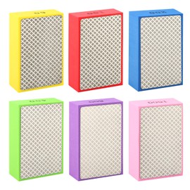 6-Piece Sanding Blocks, Diamond Hand Polishing Pads Sanding Blocks Polishing Pads for Stone Ceramic Tile Glass Grinding Trimming 60#, 100#, 200#, 400#, 600#, 1000#