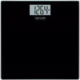 Taylor Precision Products Digital 400 lb capacity Bathroom Scale , Black