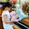 VHYHCY Cute Dinosaur Plush Toys, Fat Dinosaur Stuffed Animals Dolls,