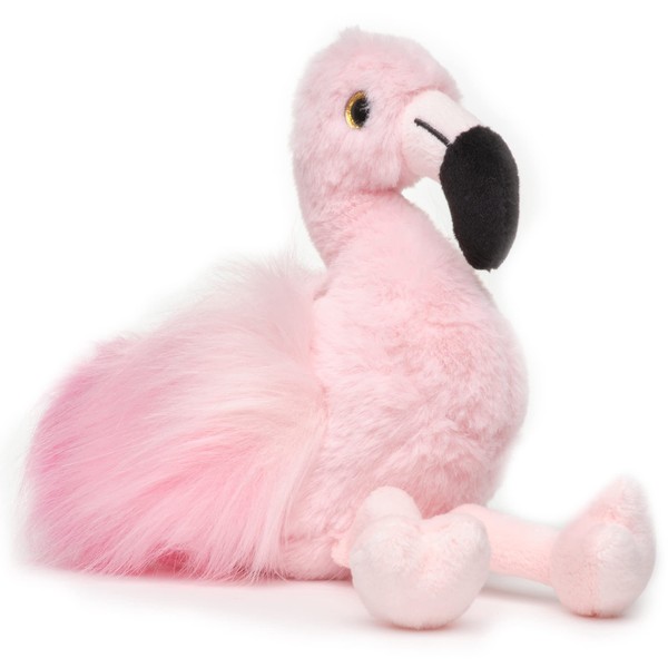 Bearington Lil’ Fifi Stuffed Animal: Stuffed Plush Flamingo Toy, Ultra-Soft 7” Fifi The Flamingo, Made with Premium Fill, Pink Fur and Fuzzy Wings; Machine Washable, Great Gift for Animal Lovers