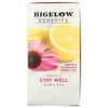 Bigelow Benefits ,Lemon ,Echinacea herbal tea, 18 tea bags, Pack