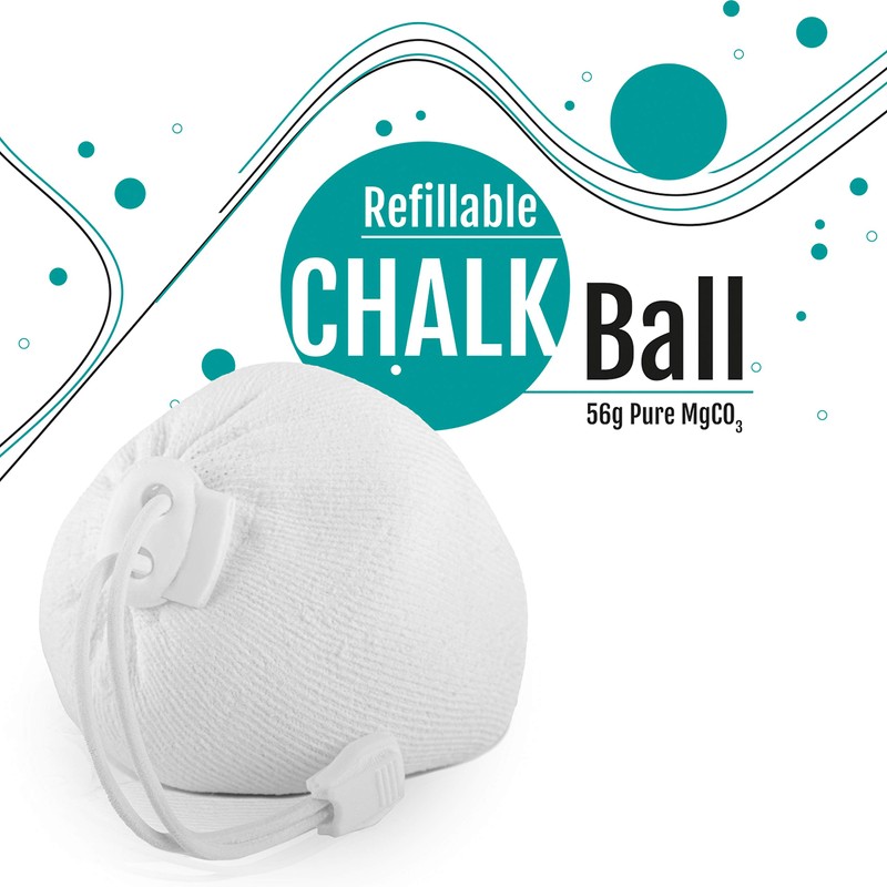 TOPSIDE 2 x Chalk Ball Refillable 56 g Chalk Ball