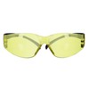 3M™ SecureFit™ 100 Safety Glasses, Blue Temples, Anti-Scratch/Anti-Fog, Yellow Lens,