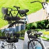 Rear Child Bike Seat for Family Rides – Adjustable Backrest,
