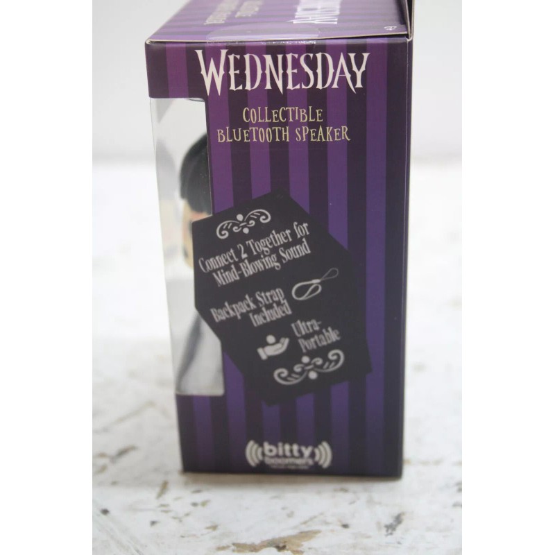 Bitty Boomers Wednesday Addams Bitty Boomer Mini Bluetooth Speaker -