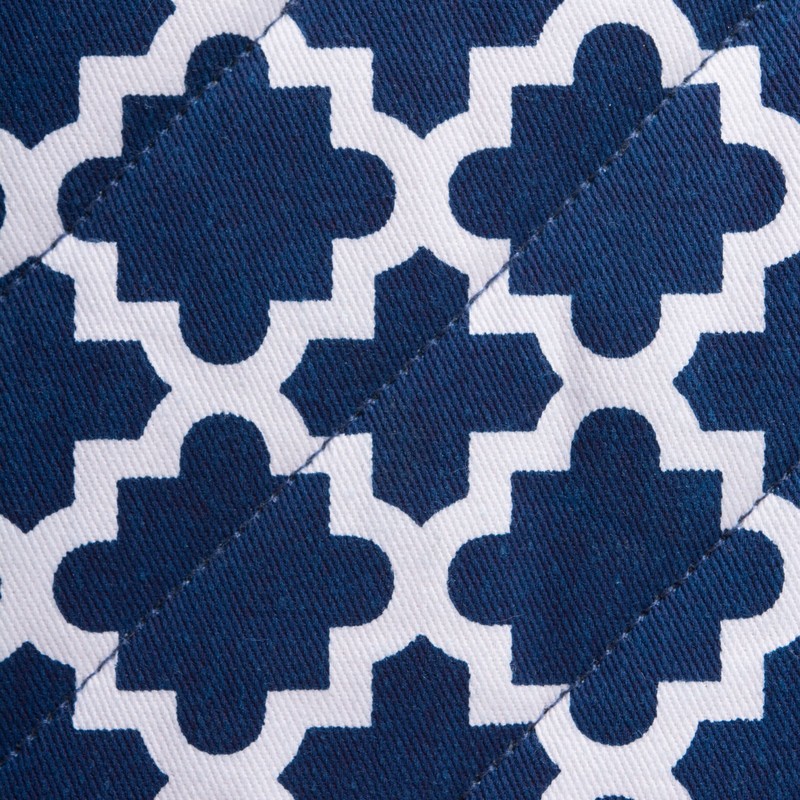 DII Lattice Basics Collection Kitchen Essentials, Oven Mitt Set, Nautical