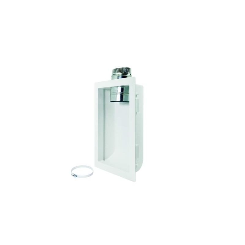 Deflect-O Dryer Venting Box 4" WHT