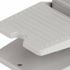 Foot Switch Nonslip Aluminum Shell Momentary Pedal Silver Contacts LT3