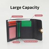 MultiValue Women Wallet, Short Leather Card Wallet Multifunctional Ladies Wallet