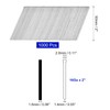 sourcing map 1000Pcs 16 Gauge Galvanized Brad Nails, 2" Length