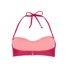 CHIEMSEE Mix and Match Bandeau Bikini Top, Bright pink