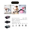 ABIRAM Yoga Socks Toeless Non-Slip Grips & Straps, for Pilates,