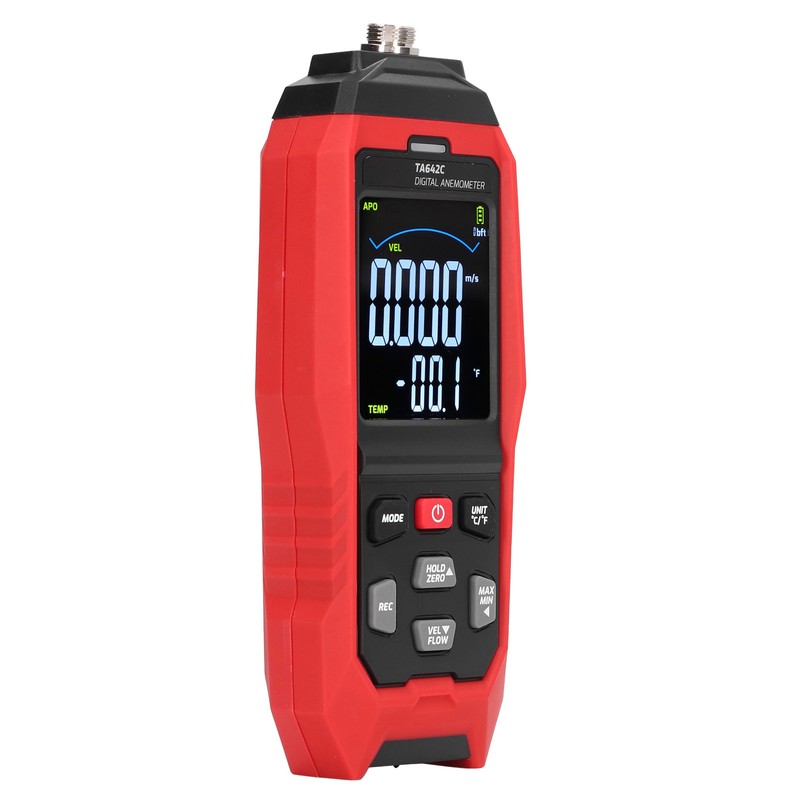 Portable Digital Anemometer Handheld Air Flow Velocity Tester Wind Speed