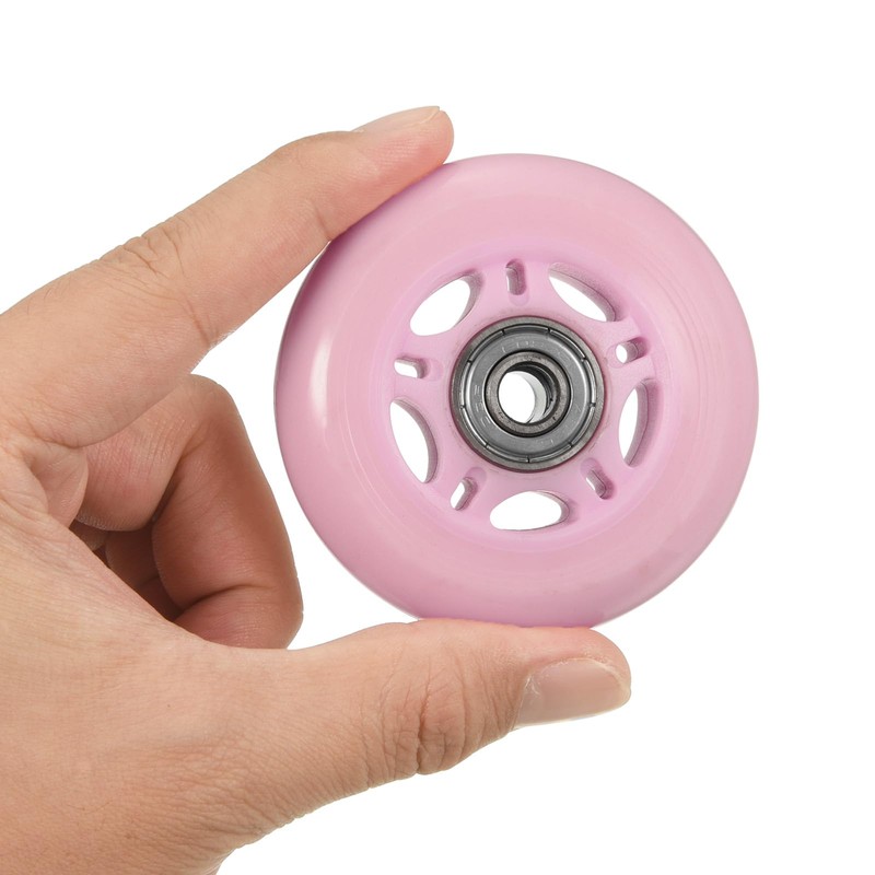 PATIKIL 70mm OD Inline Skate Wheels with Bearings, 8 Pack