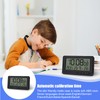 Digital Radio-Controlled Alarm Clock with Thermometer, Alarm Clock Digital with