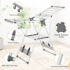 Nightcore Foldable Clothes Drying Rack, 2-Level Large Collapsible Laundry Drying