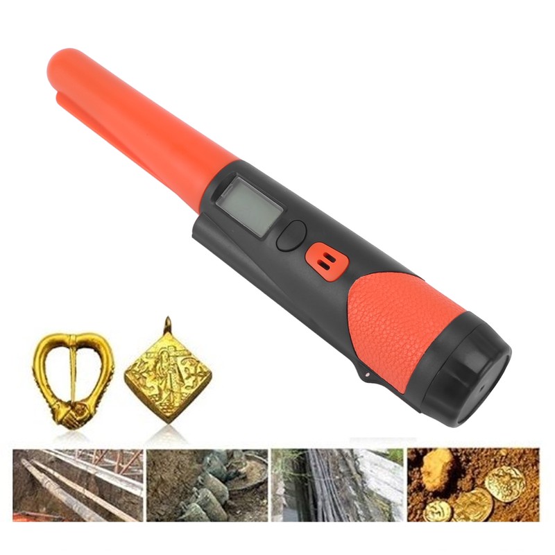 Metal Detector Pinpointer IP66 Waterproof Handheld Pin Pointer Wand with