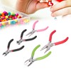 5Pcs Pliers Kit Diagonal Flat Nosed Bail Making Jewelry Pliers